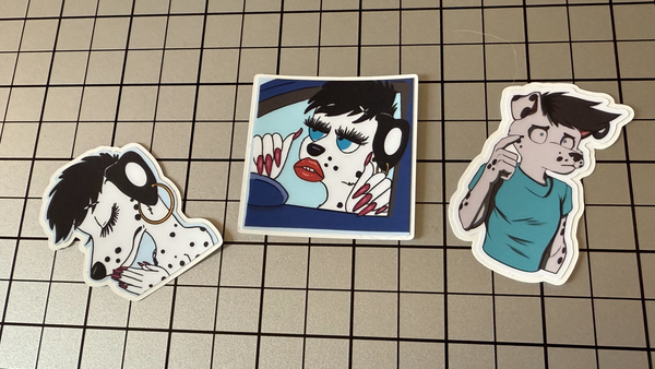 2" x 2" Custom Printed Vinyl Stickers