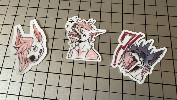 2" x 2" Custom Printed Vinyl Stickers