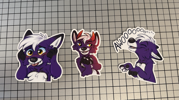 4" x 4" Custom Printed Vinyl Stickers