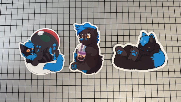4" x 4" Custom Printed Vinyl Stickers