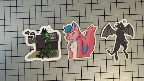 3" x 3" Custom Printed Vinyl Stickers