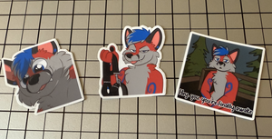 2" x 2" Vinyl Stickers