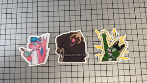 3" x 3" Custom Vinyl Stickers